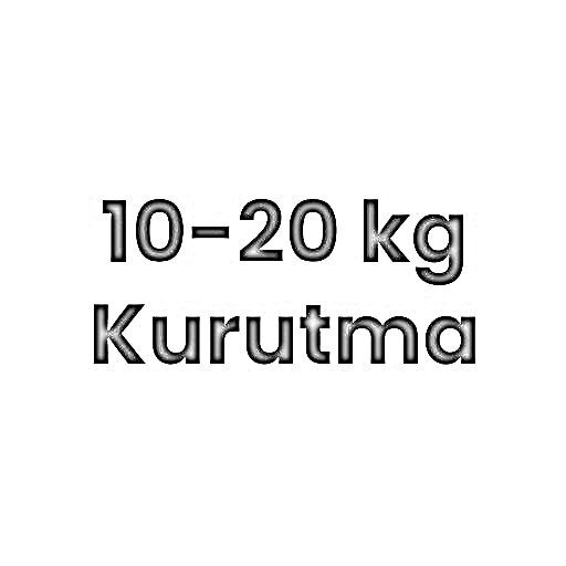 10-20kg. Kurutma