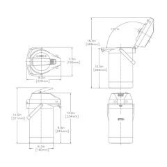 BUNN - Airpot 2,5 L - Termos