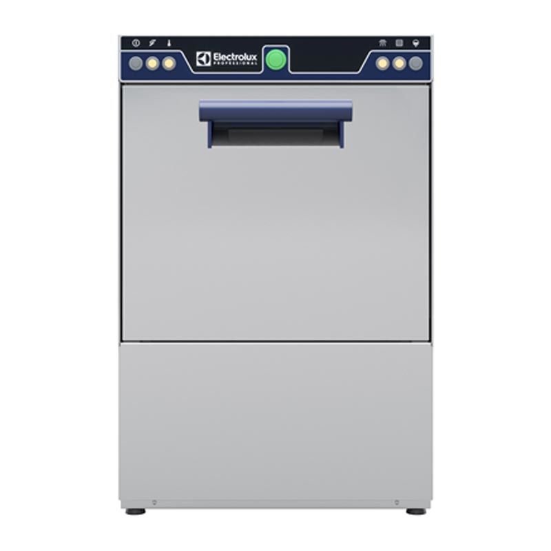 Electrolux Professional Tek Cidarlı 40x40 Bardak Yıkama Makinesi, Parlatıcı ve Drenaj Pompalı (402289)