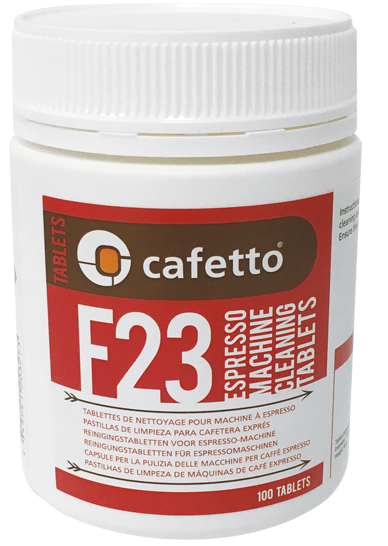 Cafetto - F23 TABLETLER - Espresso makinesi temizlik tabletleri (100 Tablet / 12 Adet)