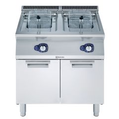 Dolaplı Gazlı Fritözler - 700XP Gazlı 2 Hazneli Dolaplı Fritöz-2x15Lt (371071)