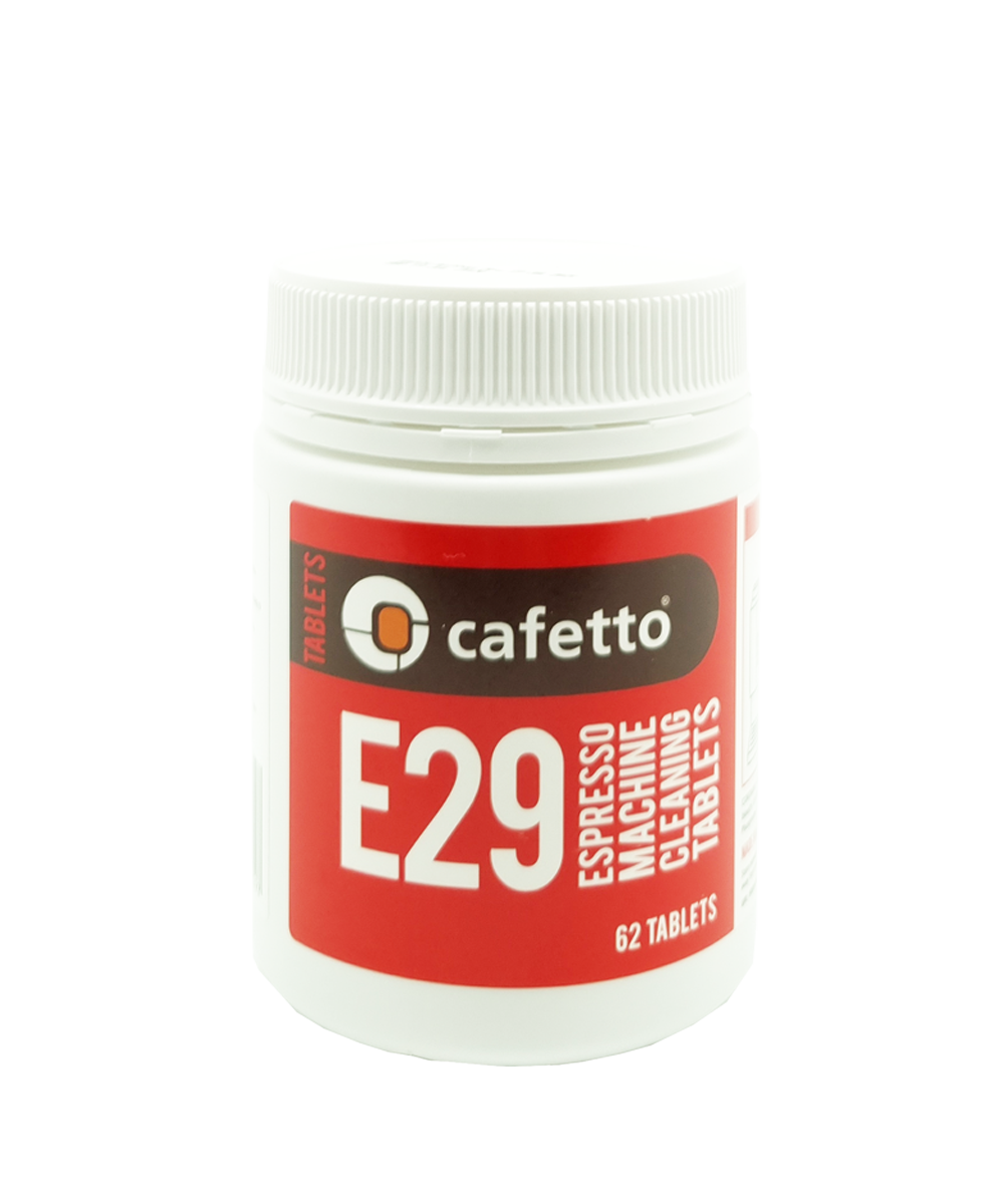Cafetto - E29 TABLETLER - Espresso makinesi temizlik tabletleri (62 Tablet / 12 Adet)