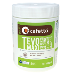 Cafetto - TEVO® MAXI - Espresso makinesi temizleme tabletleri (150 Tablet / 12Adet)