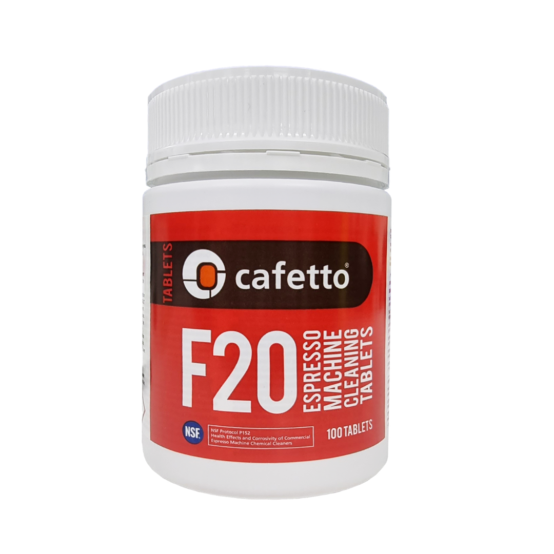 Cafetto - F20 - Espresso makinesi temizleme tabletleri (100 Tablet / 12 Adet)