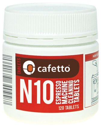 Cafetto - N10 - Espresso makinesi temizleme tabletleri (120 Tablet / 12 Adet)
