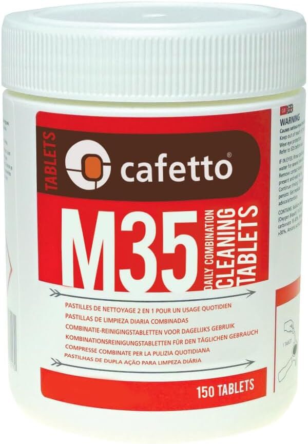 Cafetto - M35 - Espresso makinesi temizleme tabletleri (150 Tablet / 4 Adet)