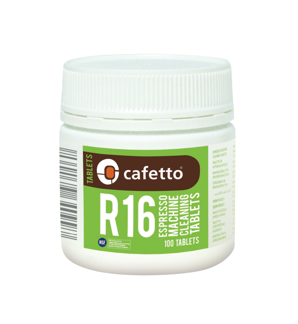 Cafetto - R16 - Espresso makinesi temizleme tabletleri (100 Tablet / 12 Adet)