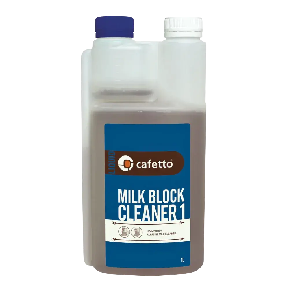 Cafetto - Milk Block Cleaner 1 - Profesyonel süt sistemi temizleyici (1 Litre / 6 Adet)