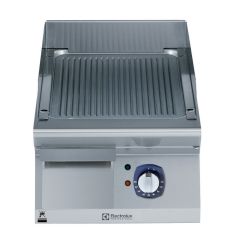 Setüstü Elektrikli Izgaralar - 700XP 400mm Elektrikli Izgara Üstü, Yivli Fırçalanmış Krom Plaka (371332)