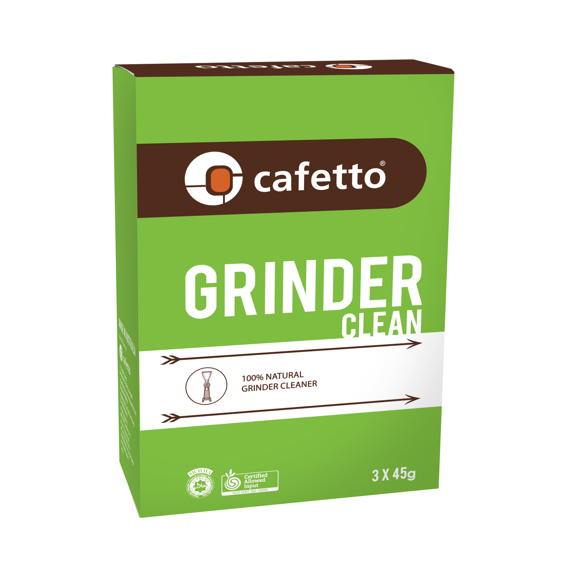 Cafetto - Grinder Cleaner – Kahve değirmeni temizleyici (3 x 45g / 12 Adet)