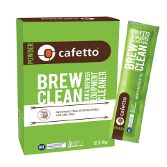 Cafetto - Brew Clean - Flitre kahve makinesi temizleyici (Tek kullanımlık paketler) (12 x 10g /12 Adet)