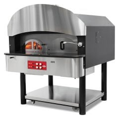 Empero -  EMP.SPO.05 - Gazlı ve Odunlu Döner Tabanlı Pizza Fırını