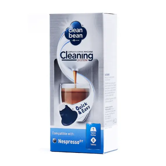 Cafetto - CleanBean Starter Kit Nespresso - Temizleme kiti (8 Blister tablet /10 Adet)