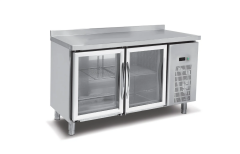 Empero -  EMP.150.70.03-CLS -  Camlı Tezgah Tipi Buzdolabı 2 Kapılı