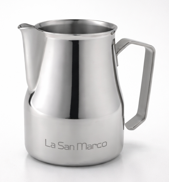 La San Marco - Latte Art Professıonal Milk Jug - Profesyonel Paslanmaz Çelik Süt Potu