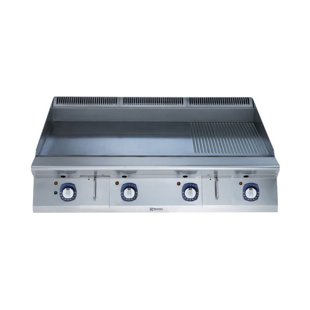 Elektrikli Set Üstü Izgara HP - 900XP 1200mm, Düz ve Yivli çizilmeye dayanıklı krom Plaka (391405)