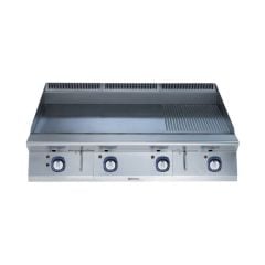 Elektrikli Set Üstü Izgara HP - 900XP 1200mm, Düz ve Yivli çizilmeye dayanıklı krom Plaka (391405)