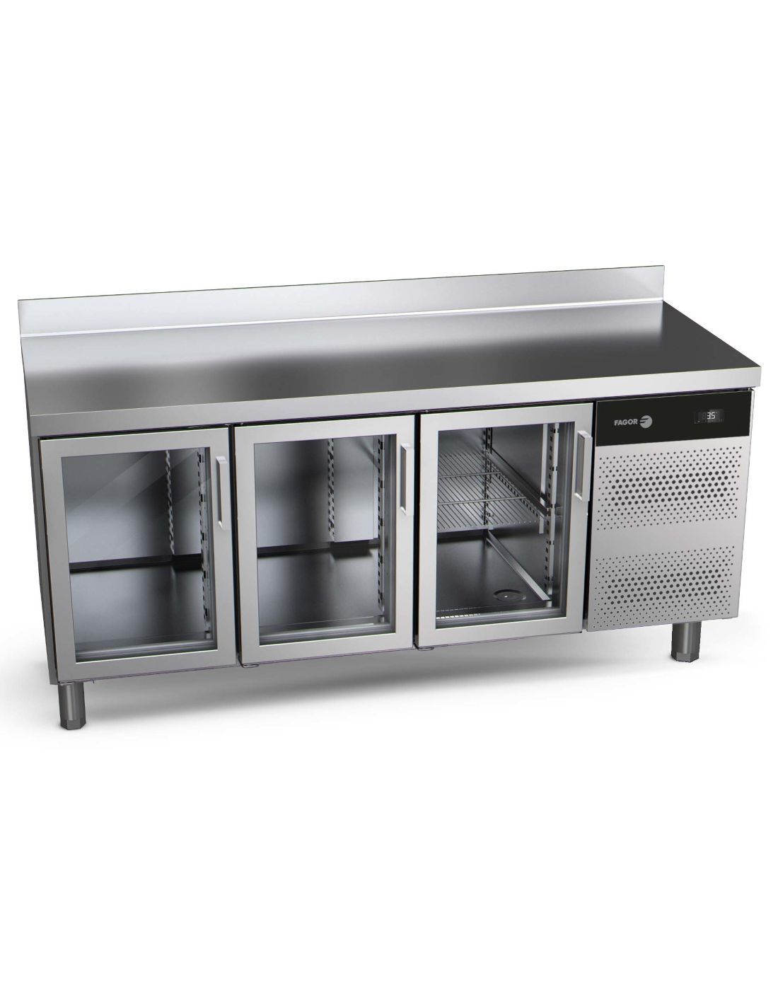 Fagor - CCP-3G GD - 3 Cam kapılı soğutmalı masa (19089586)