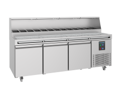 Frenox - PIZ-237 - Pizza Hazırlık Makeup  -2 °C / +8 °C -  237*85*133 cm