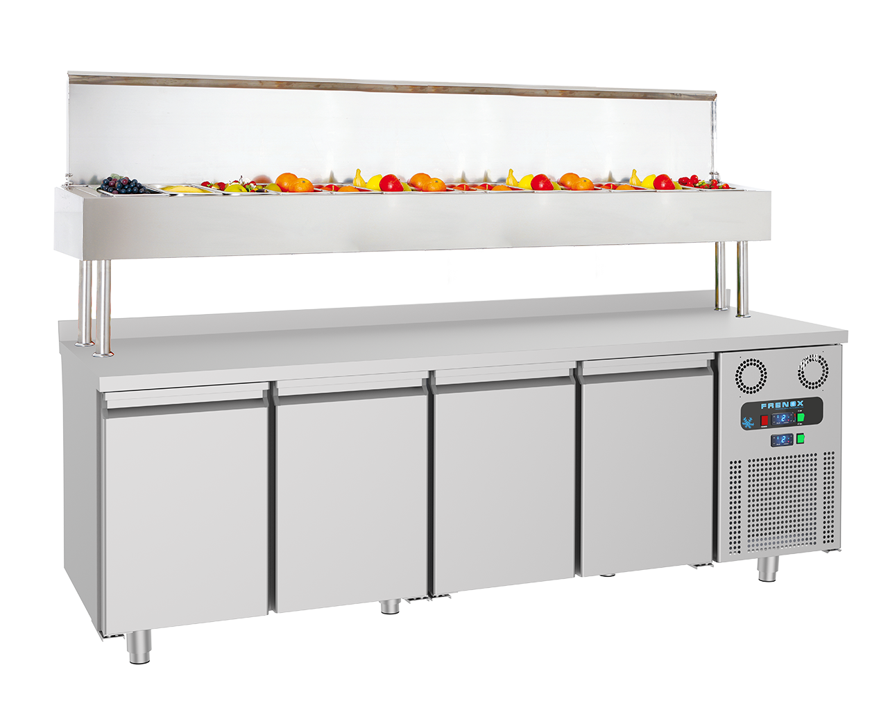Frenox  -  CGN4-YM - Salata Pizza Hazırlık Makeup Yüksek Garnitürlük  +2 °C / +8 °C  233*70*142 cm