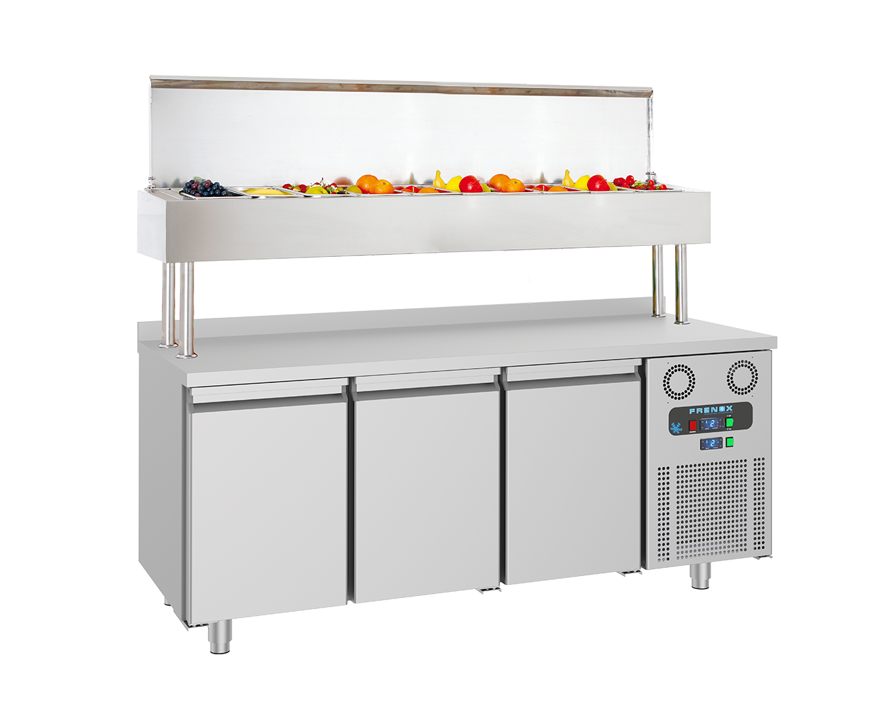 Frenox -  CGN3-YM - Salata Pizza Hazırlık Makeup Yüksek Garnitürlük  +2 °C / +8 °C  186 5*70*142 cm