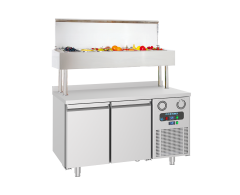 Frenox -  CGN2-YM -  Salata Pizza Hazırlık Makeup Yüksek Garnitürlük  +2 °C / +8 °C  140*70*142 cm