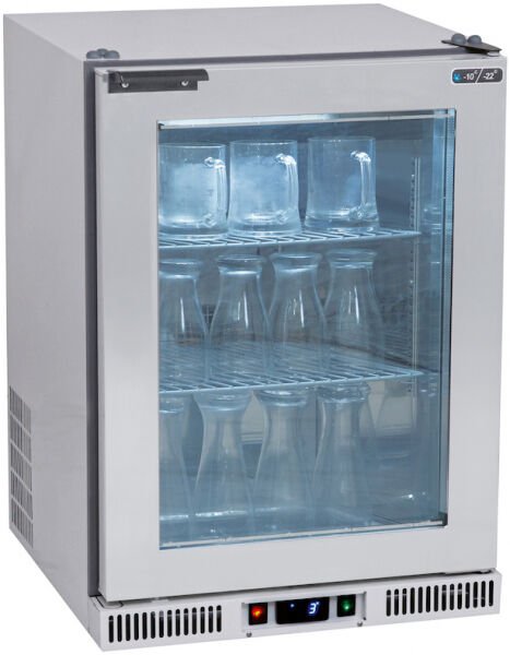 Frenox  -  BSL1-G - Bar Buzdolabı Paslanmaz Gövde Cam Kapılı  -10 °C /-15 °C 60*60*84 5 cm