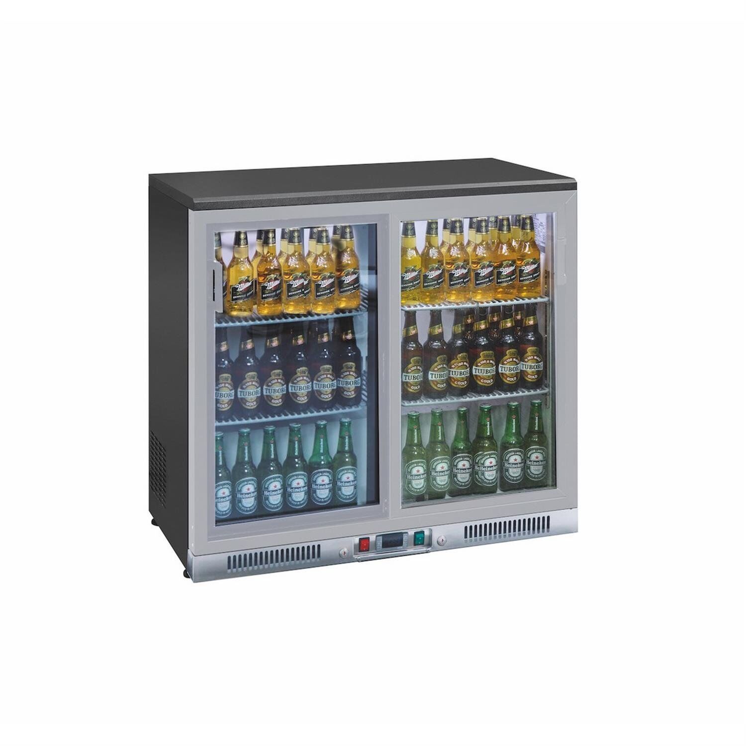 Frenox -  BB250SS-R290 -  Bar Buzdolabı  +2 °C / +12 °C Pvc Gövde 92*50*91 cm Çarpma Paslanmaz Kapılı