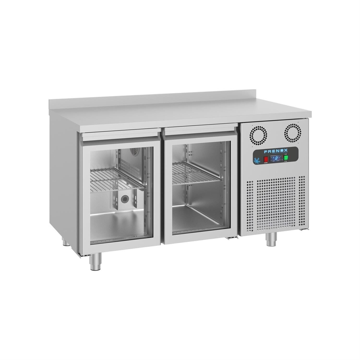 Frenox -  CSN2-G -  Tezgah Tipi Buz Dolabı 2 Cam Kapılı -2°C/+8°C  140*60*85 cm