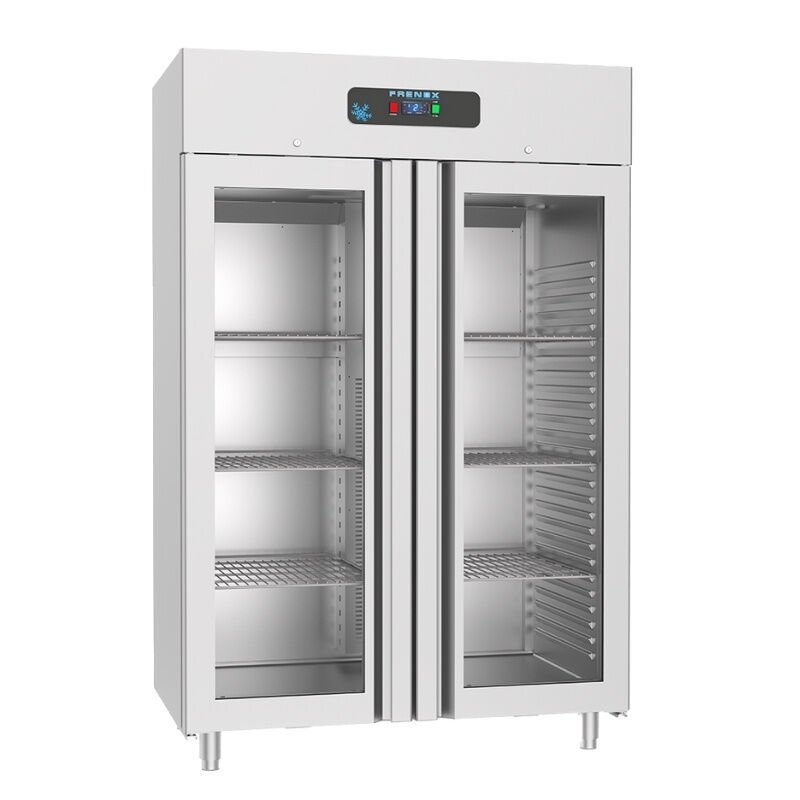 Frenox -  BL14-M-G -  Dik Tip Buzdolabı Monolok Gizli Soğutucu Cam Kapılı -10/-22°C 140*81*205 cm