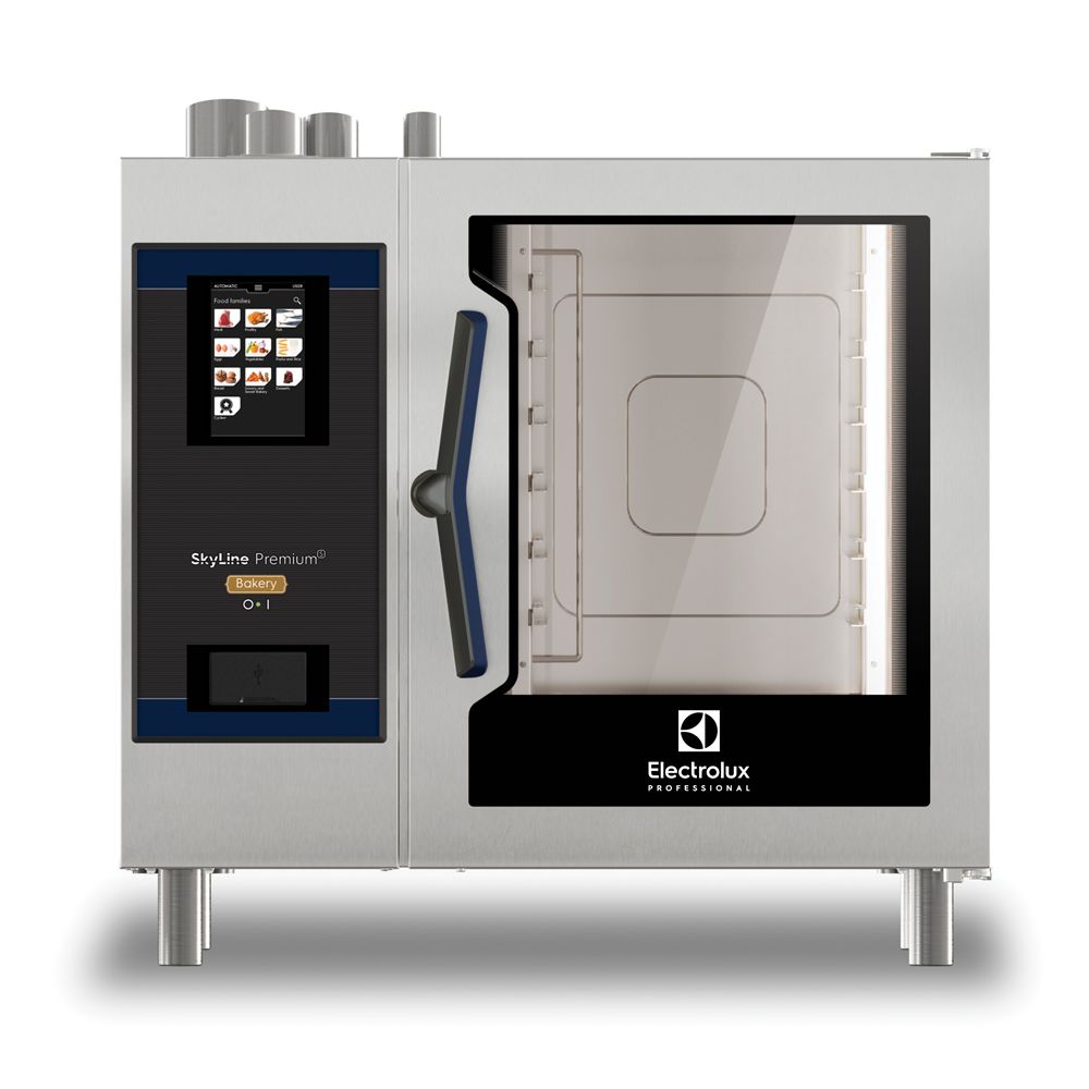 Electrolux - SkyLine PremiumS Doğal Gazlı Kombi Fırın 5 tepsili, 400x600mm Unlu Mamül (227780)