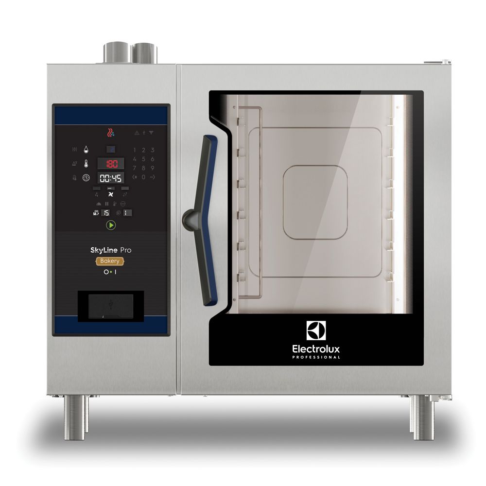 SkyLine Pro Elektrikli Kombi Fırın 5 tepsili, 400x600mm Unlu Mamül (227950)