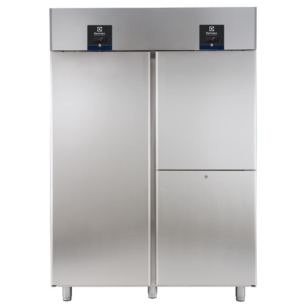 Electrolux - ecostore 1 Tam + 2 Yarım Kapılı Çift Dijital Balık Buzdolabı, 1430lt (-2/-6), AISI 304 - R290 (725366)