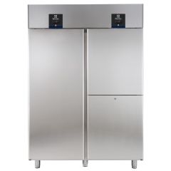 Electrolux - ecostore 1 Tam + 2 Yarım Kapılı Çift Dijital Balık Buzdolabı, 1430lt (-2/-6), AISI 304 - R290 (725366)