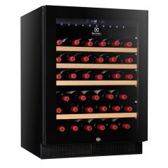 Dijital Dolaplar 1 Cam Kapılı Şarap Buzdolabı, 50 şişe, siyah (720008)