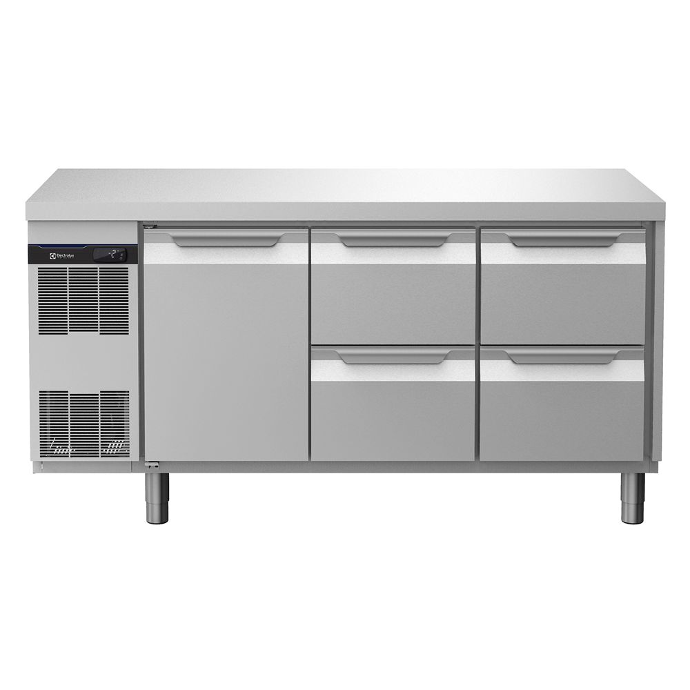 Electrolux - Dijital Tezgah Altı ecostore HP Concept Soğutmalı Tezgah, 1 Kapı, 4 Çekmece (R290) (710474)