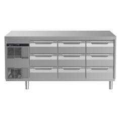 Electrolux - Dijital Tezgah Altı ecostore HP Concept Dondurucu Tezgahı - 9x1/3 Çekmece (R290) (710366)