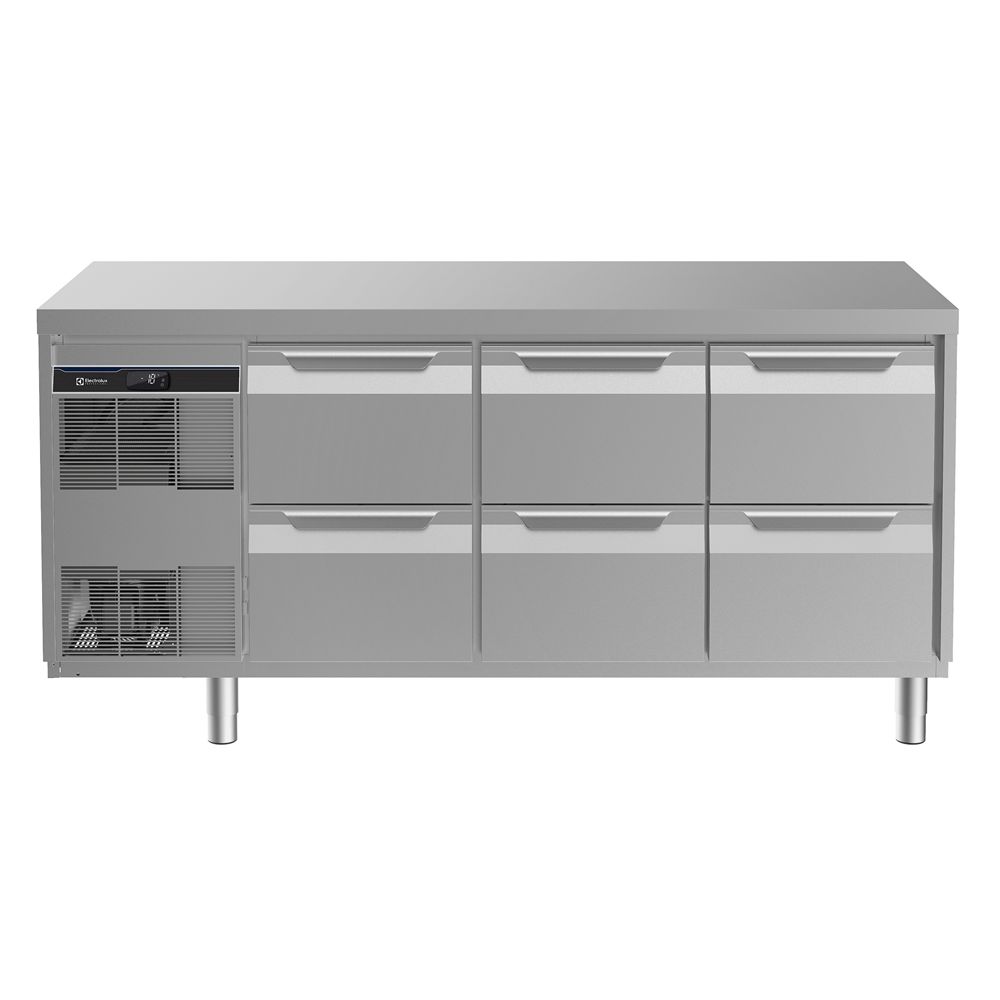 Electrolux - Dijital Tezgah Altı ecostore HP Concept Dondurucu Tezgahı - 6x1/2 Çekmece (R290) (710365)