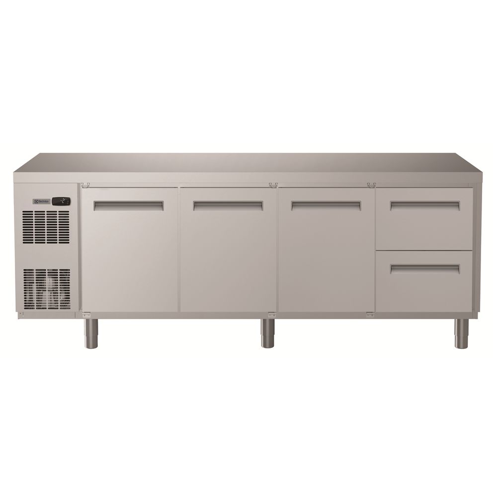 Electrolux - Dijital Tezgah Altı Soğutmalı Tezgah - 3 Kapı ve 2 1/2 Çekmece (R290) üstlü (710422)