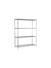 Yüksel Endüstriyel -  INOX 304 PLASTIC - 4 Katlı Raflar