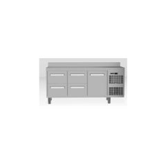 Electrolux - Dijital Tezgah Altı Dondurucu Tezgah - 3 Kapılı (R290) dikme ve sağda soğutma ünitesiyle (714961)