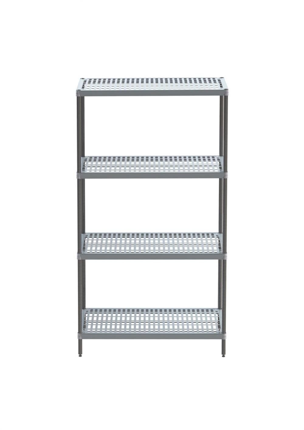 Yüksel Endüstriyel -  INOX 201 PLASTIC - 4 Katlı Raflar