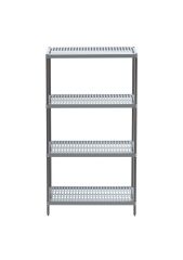 Yüksel Endüstriyel -  GRİ BOYALI  EPOXY - 4 Katlı Raflar