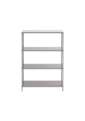 Yüksel Endüstriyel - INOX 304 DÜZ - 4 Katlı Raflar