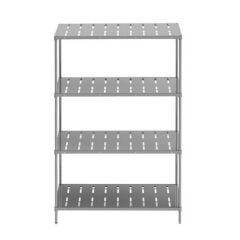 Yüksel Endüstriyel -  INOX 304 PERFORATED - 4 Katlı Raflar Delikli