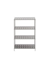 Yüksel Endüstriyel - INOX 201 PERFORATED - 4 Katlı Raflar
