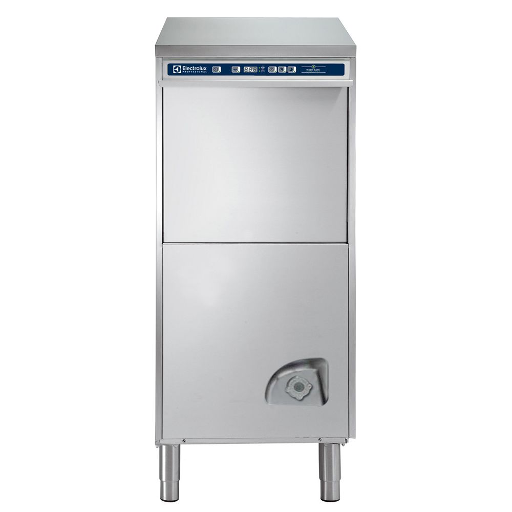 Electrolux - Sürekli su yumuşatıcılı (CWS) WTU40 mutfak eşyası bulaşık makineleri  Yıkama Güvenli Kontrol, Tahliye Pompası ve Sürekli Su Yumuşatma Özellikli Bulaşık Makinesi (503025)