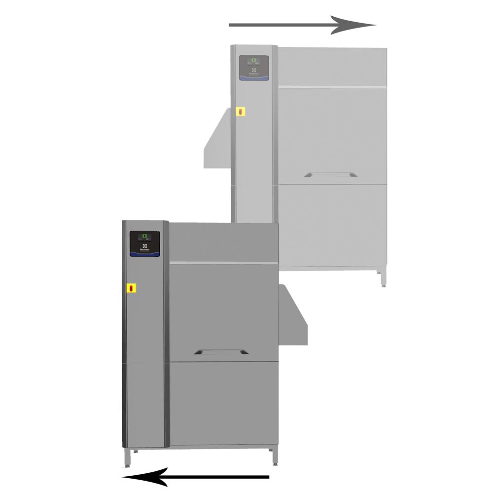 Electrolux - Bulaşık Yıkama Tek Durulamalı Konveyör Tipi Bulaşık Makinesi, 100 sepet/saat, elektrikli (534058)